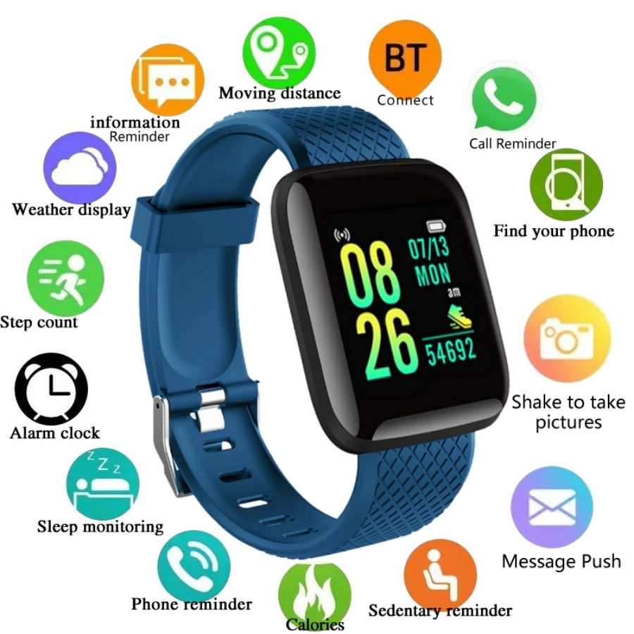 Smartwatch Digital Watches For Men - Spor Smartwatch Spor Bilezik müzik kontrol