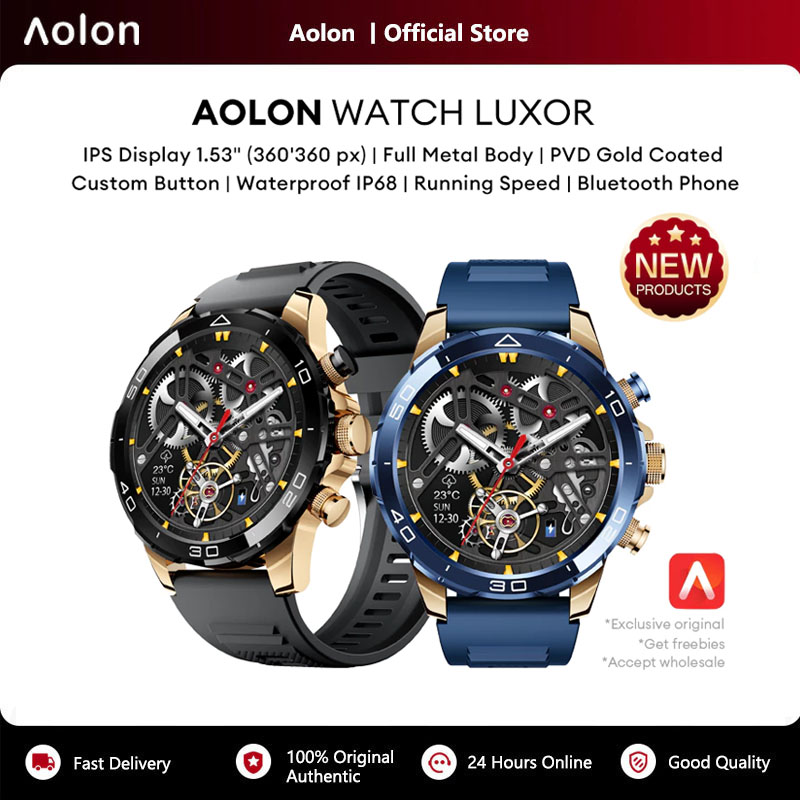 Smartwatch Digital Watches For Men - Aolon Luxor Classic Akıllı Saat 1.53