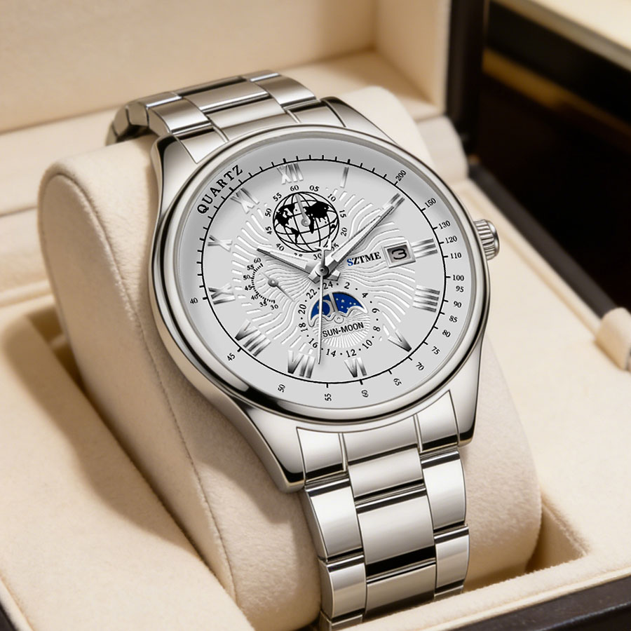 Smartwatch Luxury Watches For Men - İş Lüks Erkek Saatleri Çelik Kordonlu