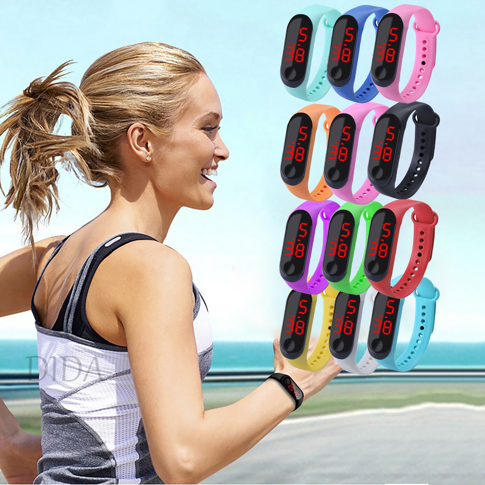 Smartwatch Watches For Kids - Spor Açık Bilezik Elektronik Saat Spor