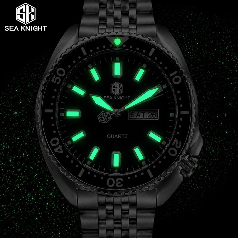 SEA KNIGHT Yeni Lüks İş Kuvars - Smartwatch Luxury Watches For Men incelemesi ve fiyatı