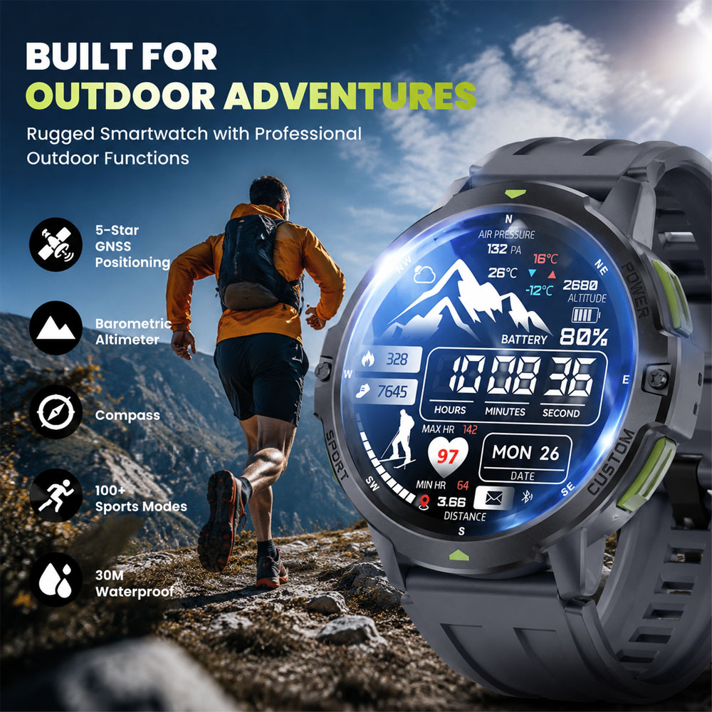 2026 YENI Askeri GPS Smartwatc - Smartwatch Timex Watches For Women incelemesi ve fiyatı