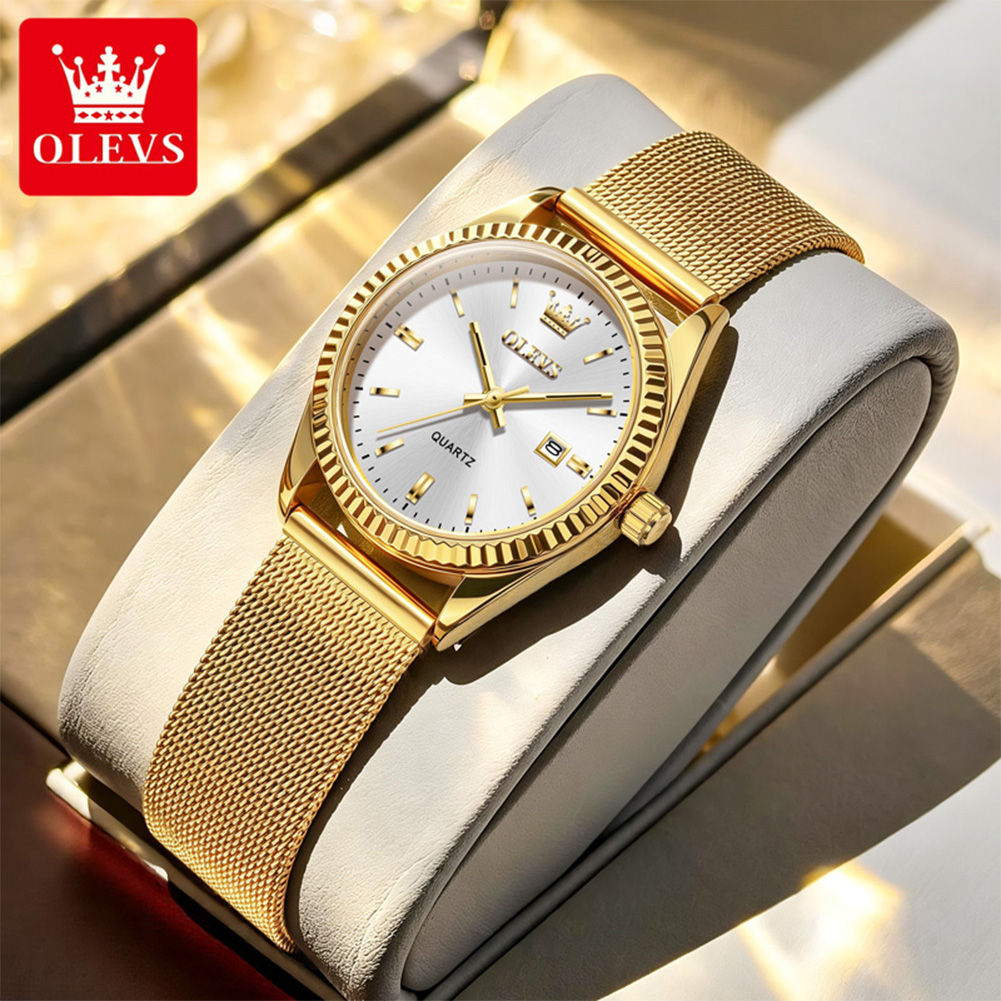 OLEVS Kadınlar İçin Lüks Kuvar - Mesh Stainless Strap incelemesi ve fiyatı