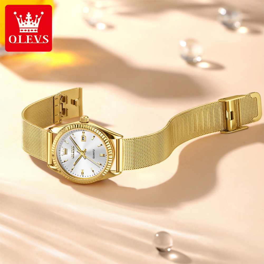 OLEVS Kadınlar İçin Lüks Kuvar - Mesh Stainless Strap incelemesi ve fiyatı