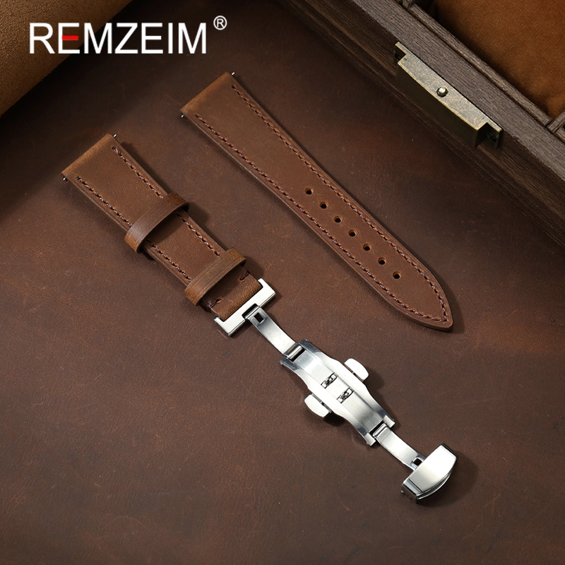 Erkek Kadın Unisex Crazy Horse - Smartwatch Vintage Watches For Men incelemesi ve fiyatı