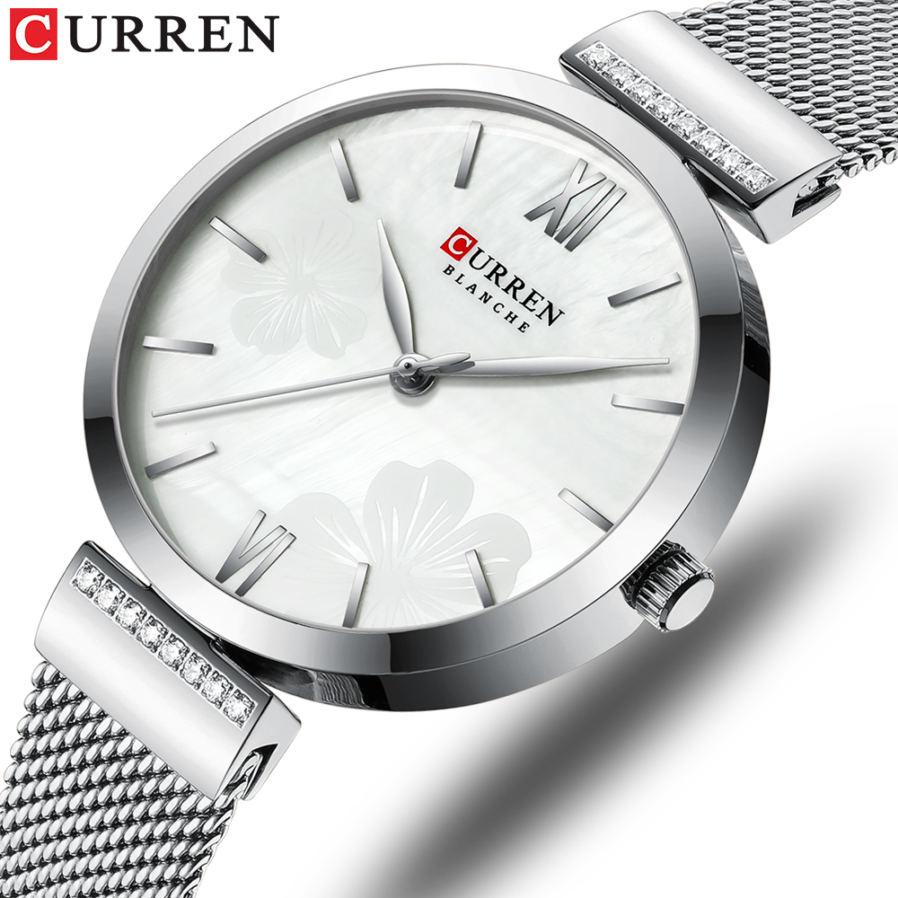 CURREN 9067 Bayanlar için Mini - Mesh Stainless Strap incelemesi ve fiyatı
