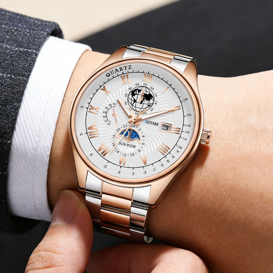 İş Lüks Erkek Saatleri Çelik K - Smartwatch Luxury Watches For Men incelemesi ve fiyatı