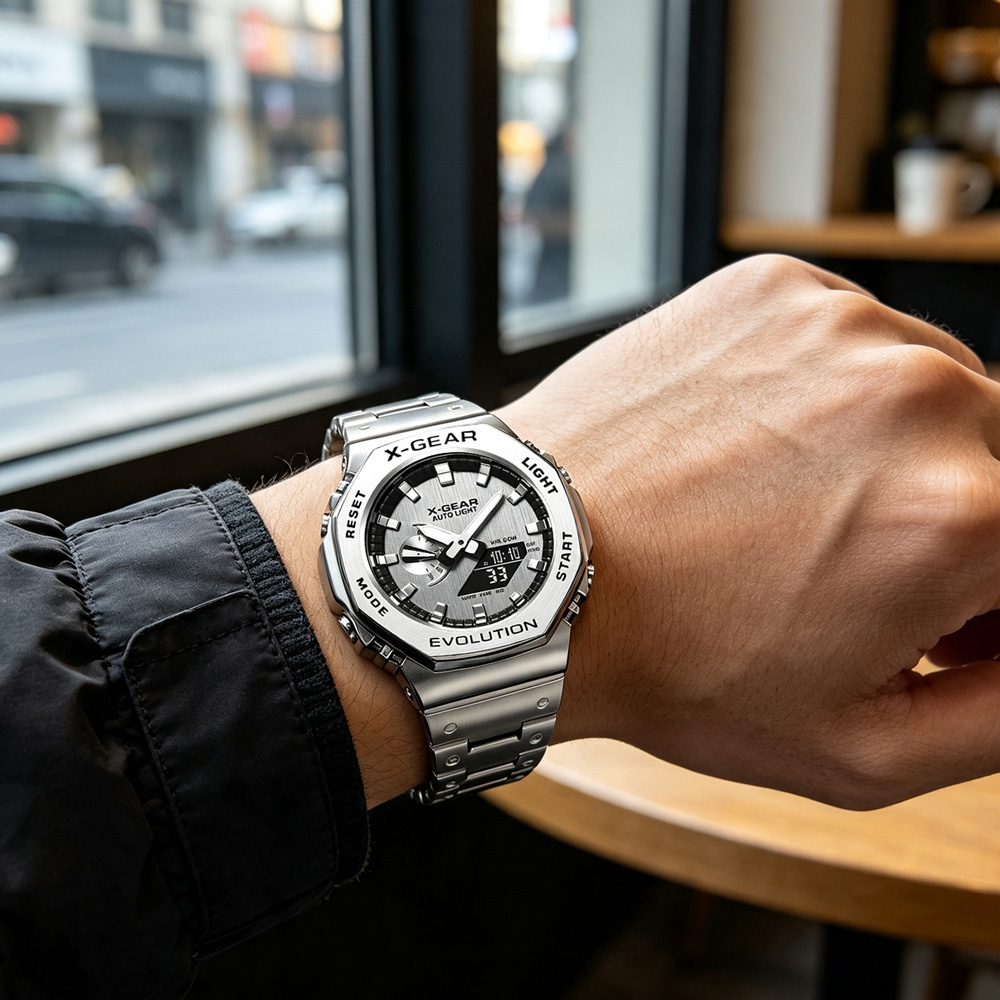 X-GEAR Çift Ekranlı Dijital Sp - Smartwatch Digital Watches For Men incelemesi ve fiyatı