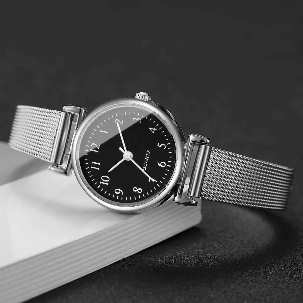 1/2 adet moda kadın saatler ba - Mesh Stainless Strap incelemesi ve fiyatı