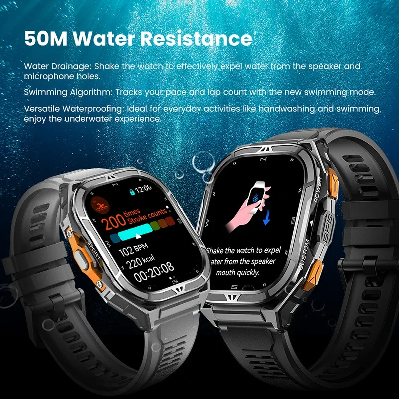 Lüks AMOLED Akıllı Saat Gerçek - Smartwatch Digital Watches For Men incelemesi ve fiyatı